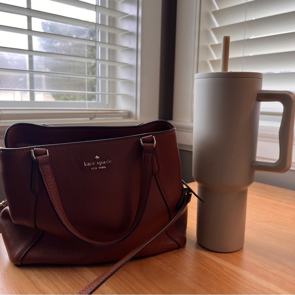 Kate Spade Cross Body - Brown with Gold Hardware - Picture 4 of 10